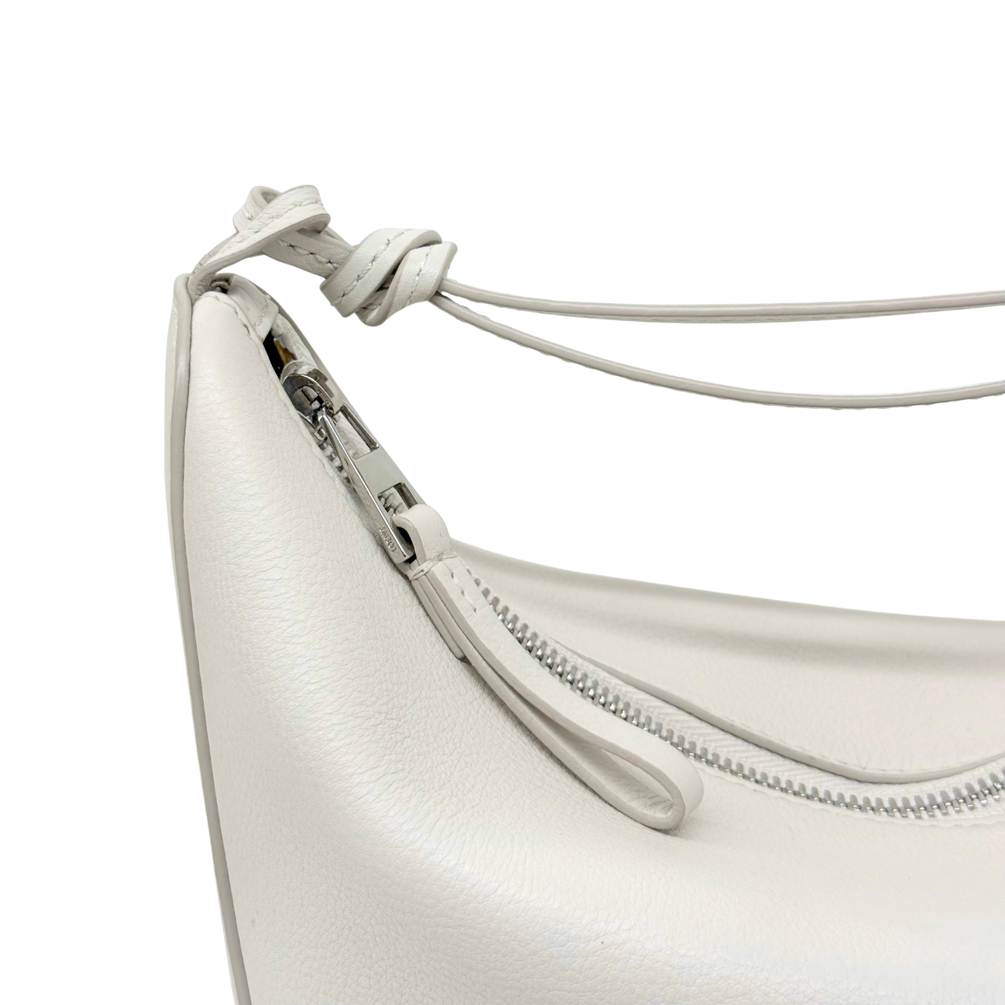Loewe white Mini Leather Hammock Hobo satchel bag (pre-owned)