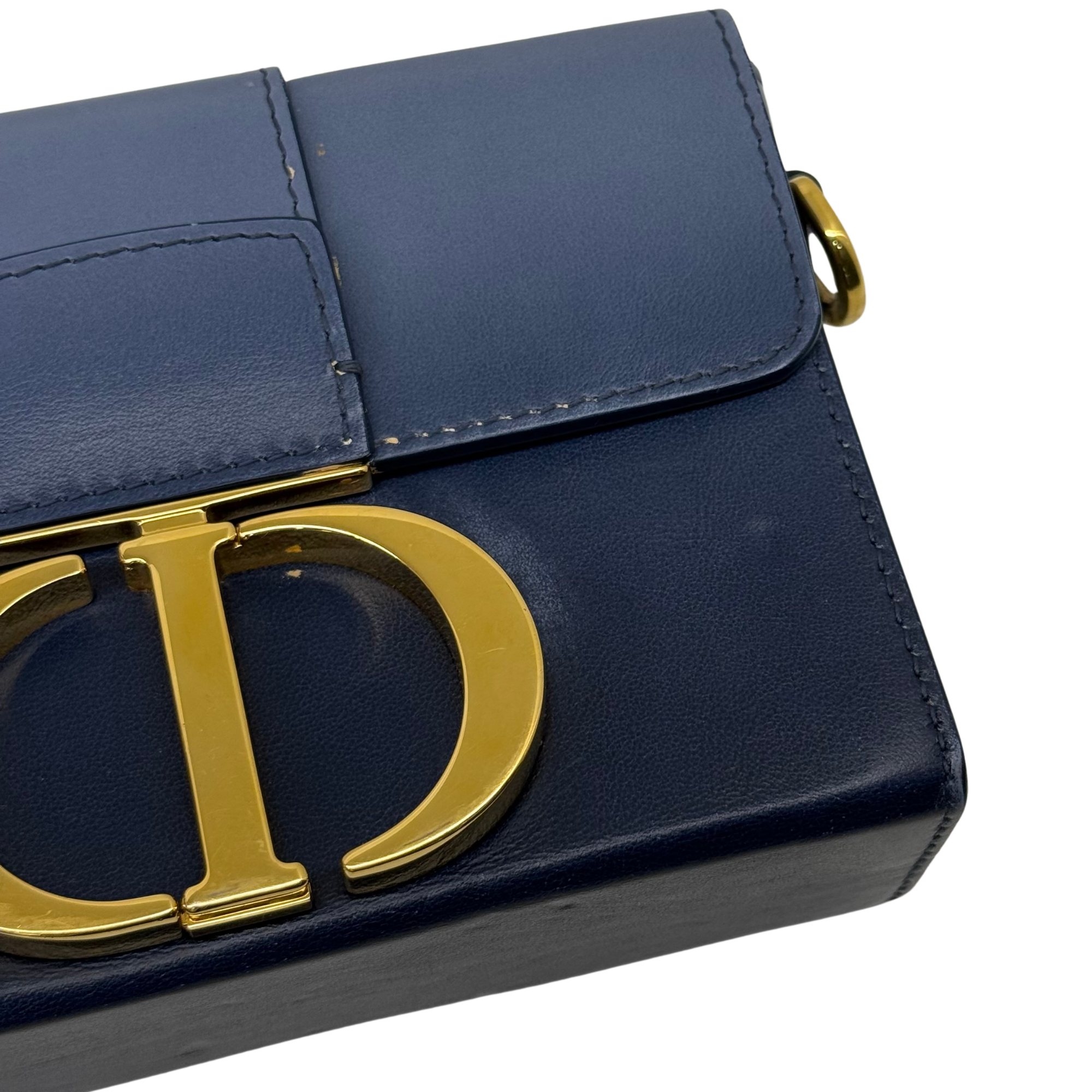 Dior Blue 30 Montaigne box mini bag