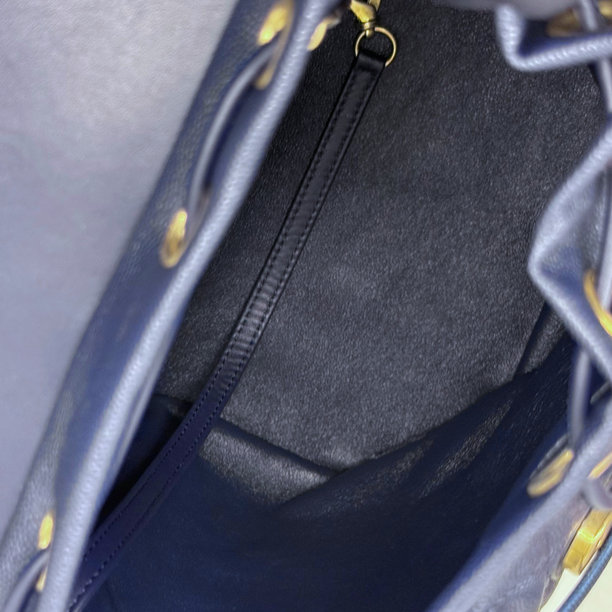 Chanel backpack dark blue