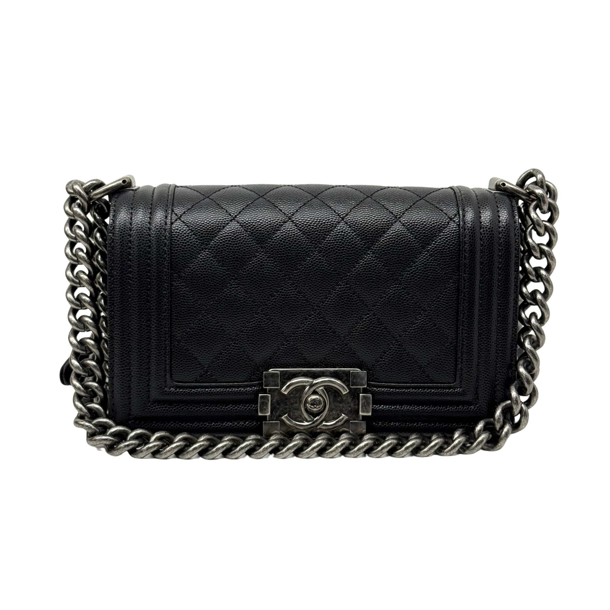 Chanel box type bag black