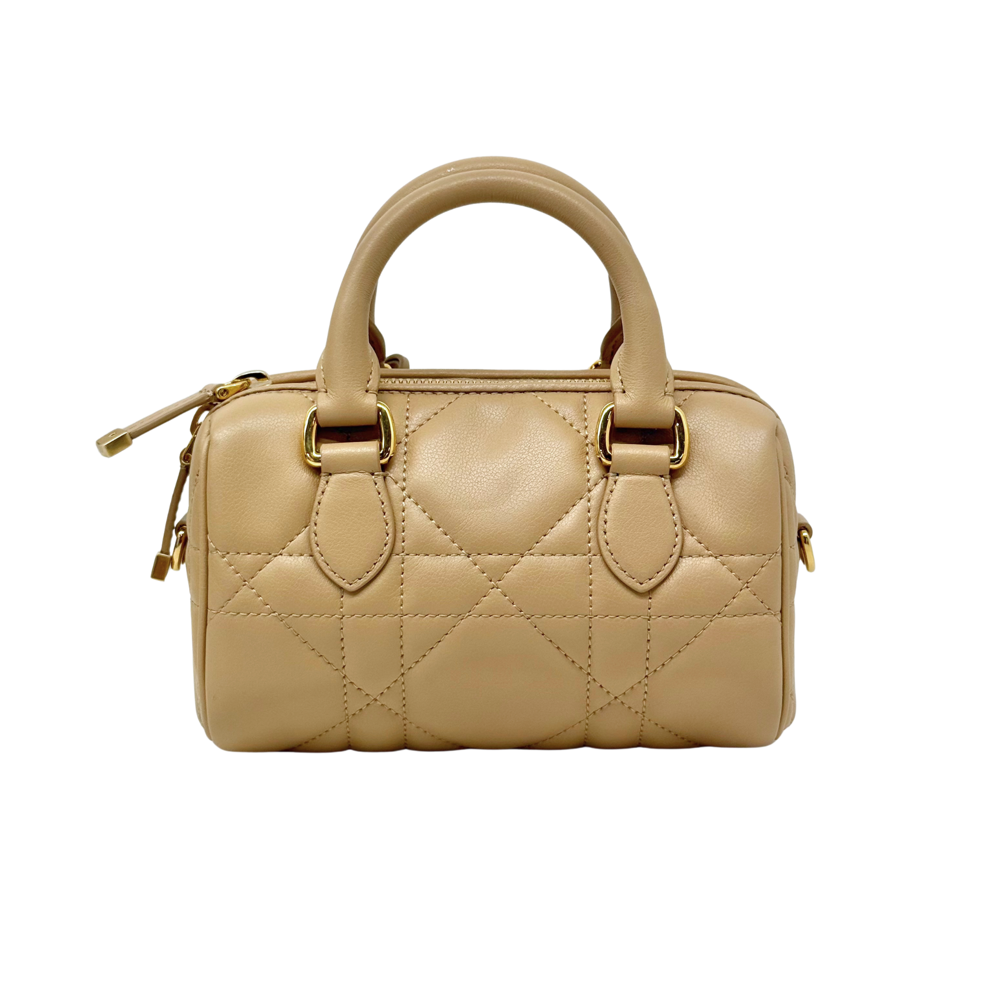 Dior Nano Dior Groove 17 Bag In Calfskin Leather With Gold Hardware Biscuit (brand new)