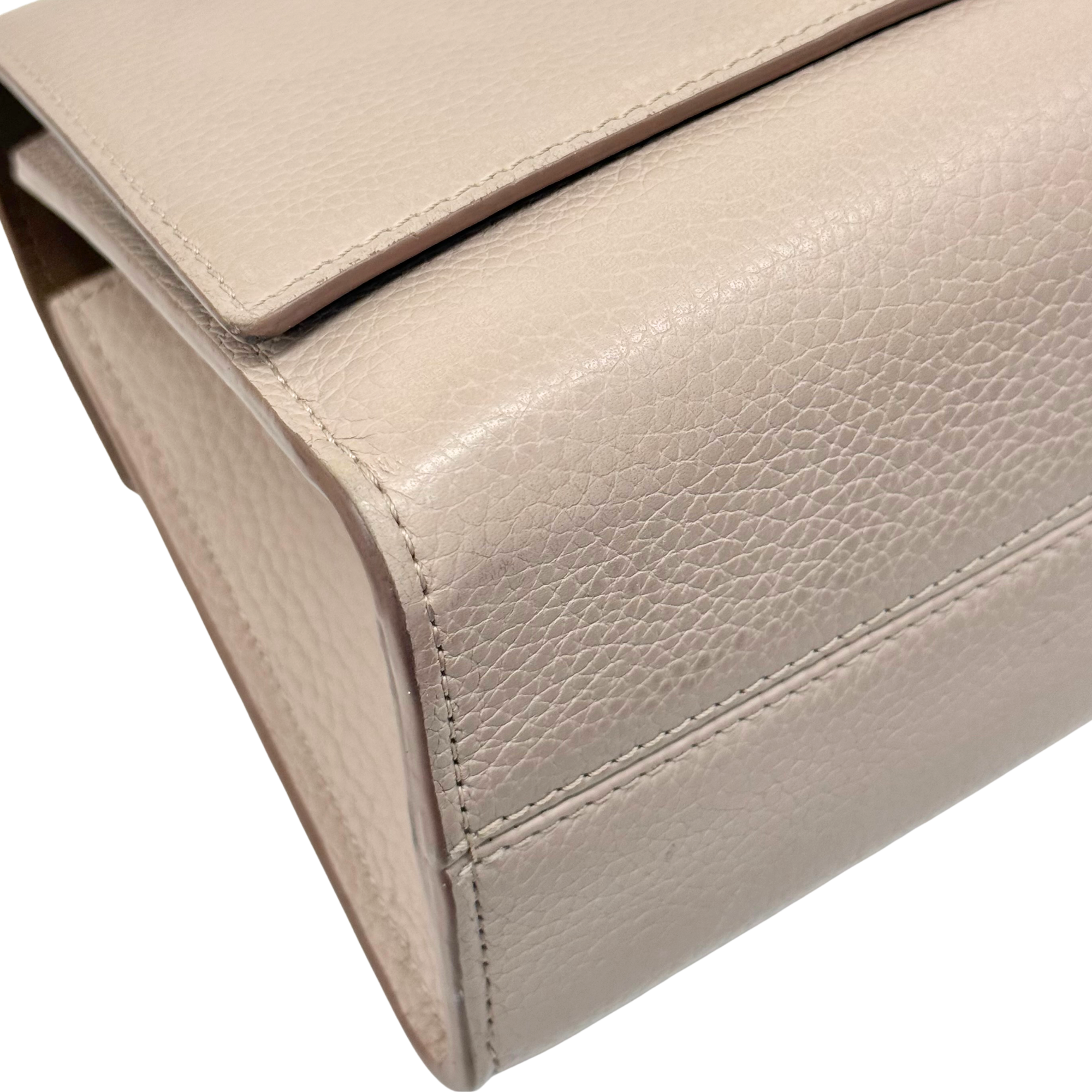 Louis Vuitton Twist BB Beige Grained Epi Leather Top Handle Bag
 (pre-owned)