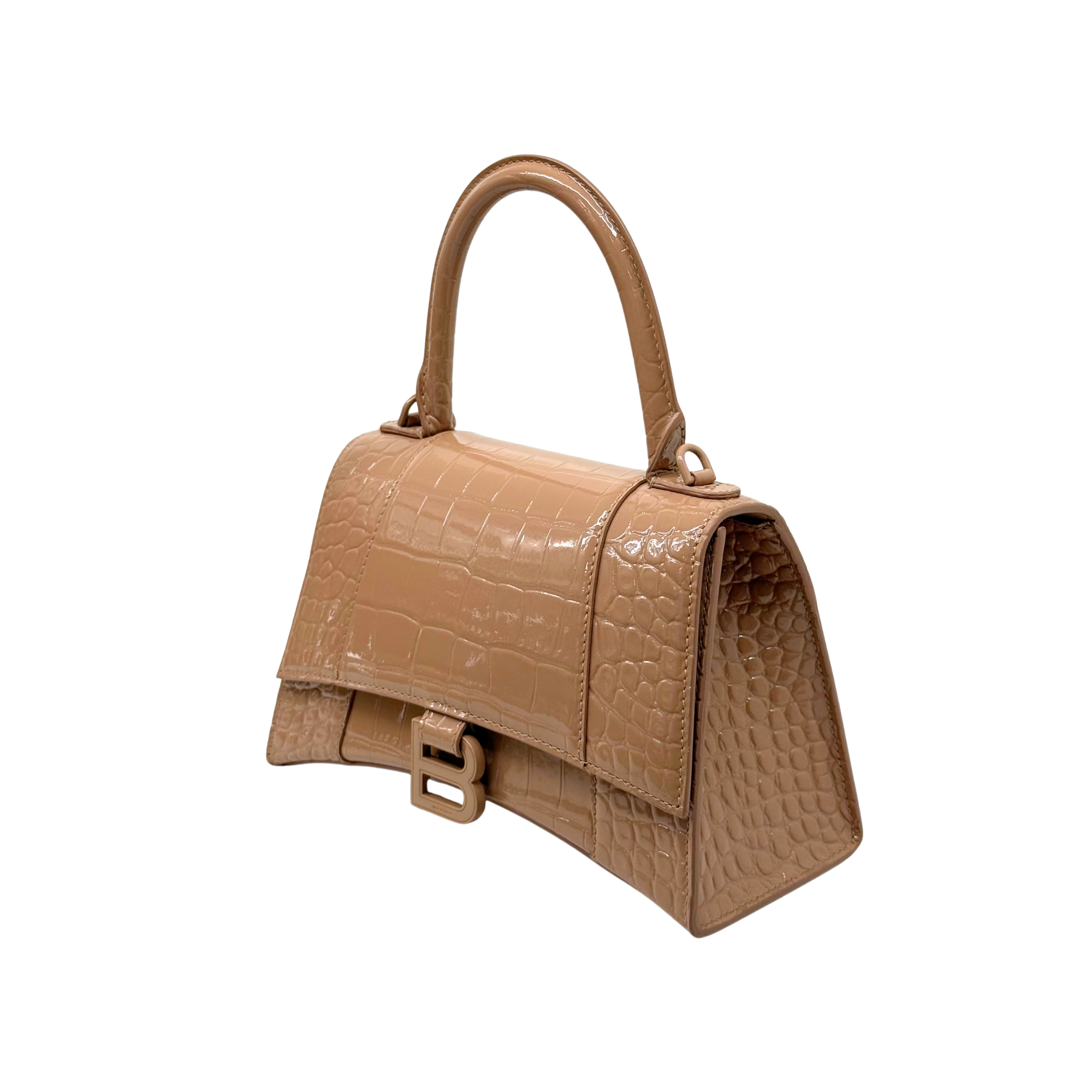 Balenciaga beige top handle