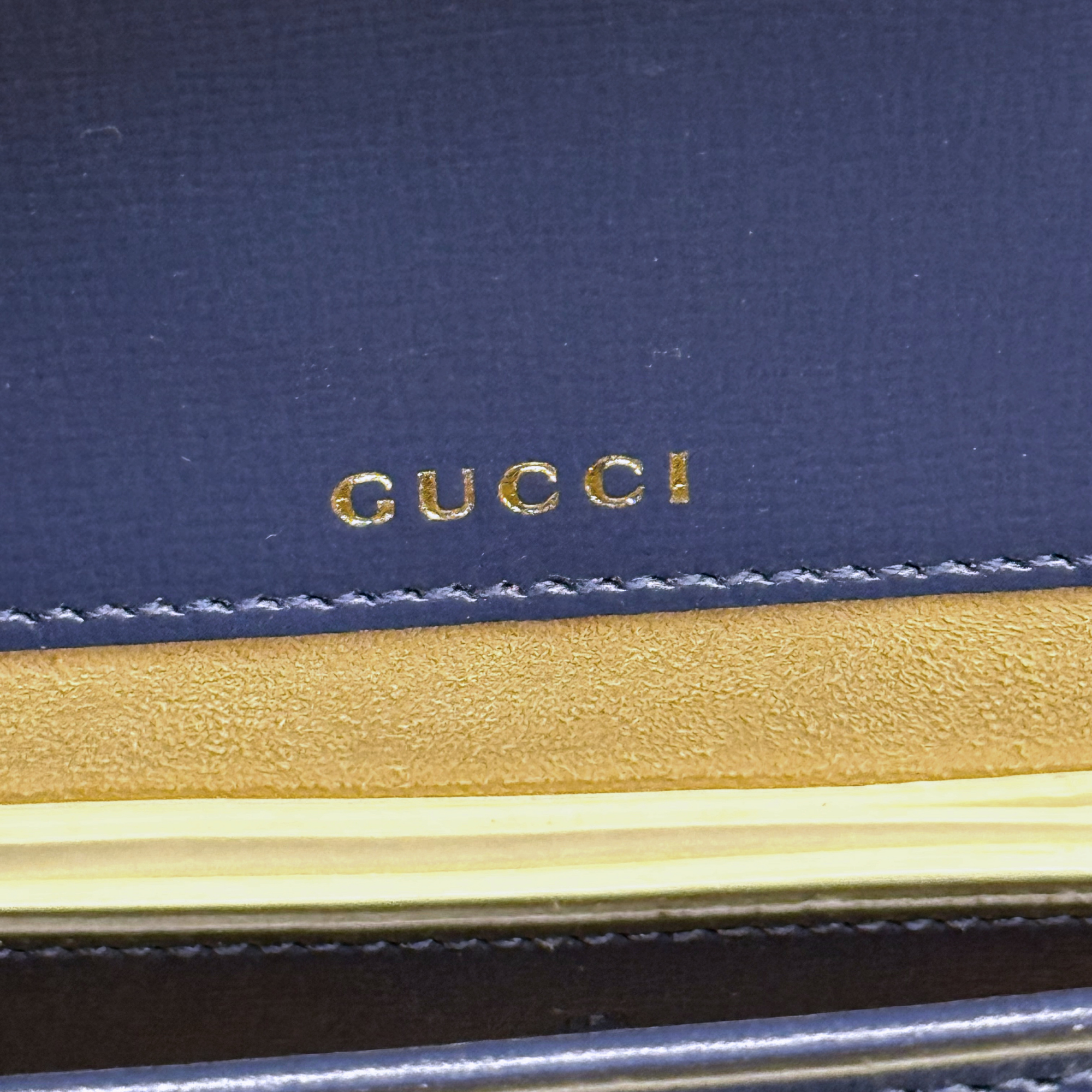 Gucci navy blue Horsebit 1955 shoulder bag (brand new)