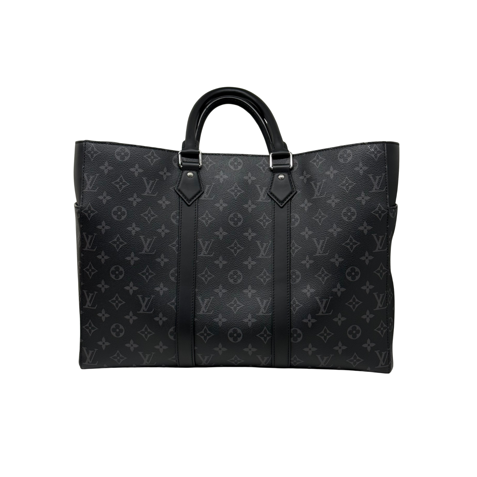 Louis Vuitton Monogram Eclipse Sac Plat 24H Black (pre-owned)