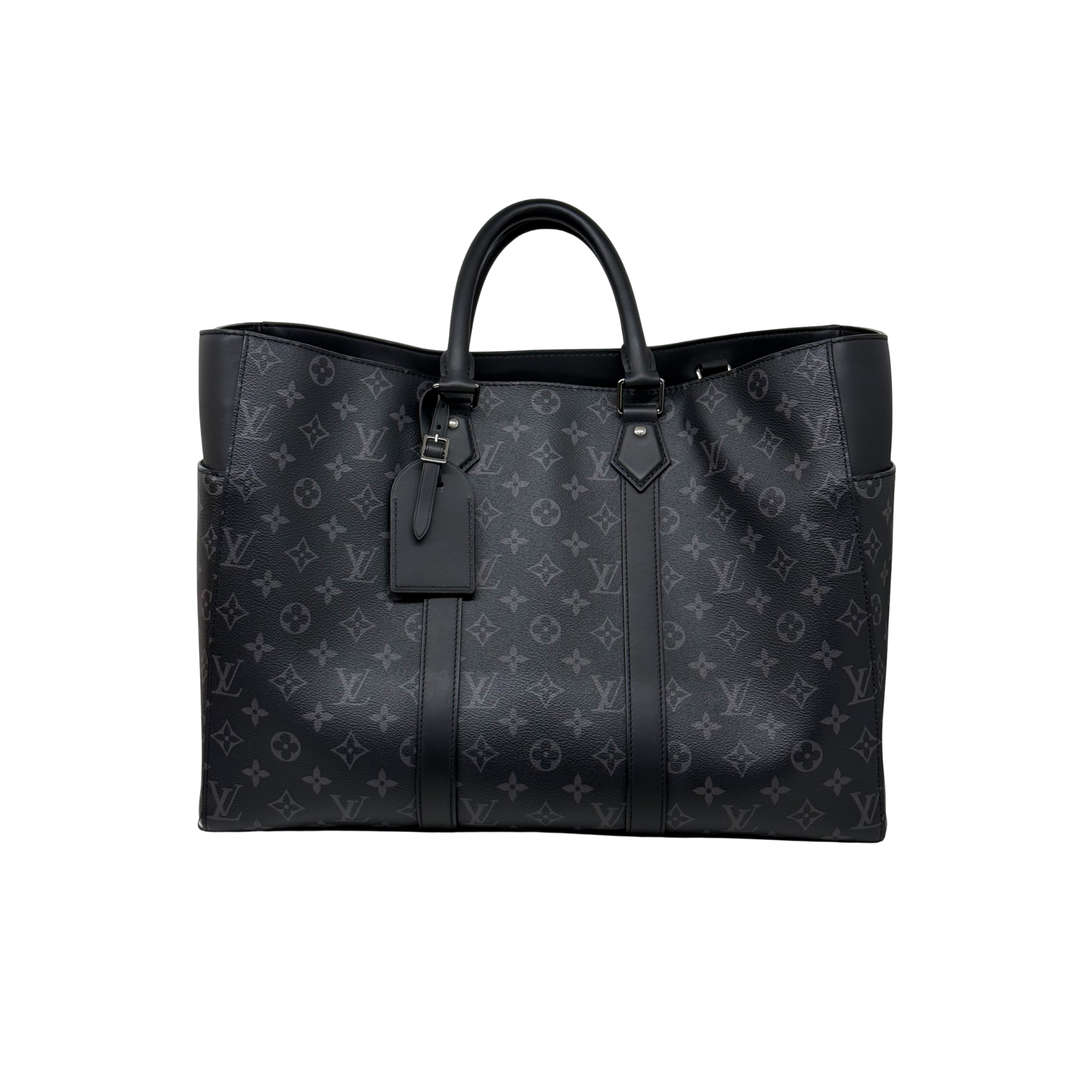 Louis Vuitton Monogram Eclipse Sac Plat 24H Black (pre-owned)