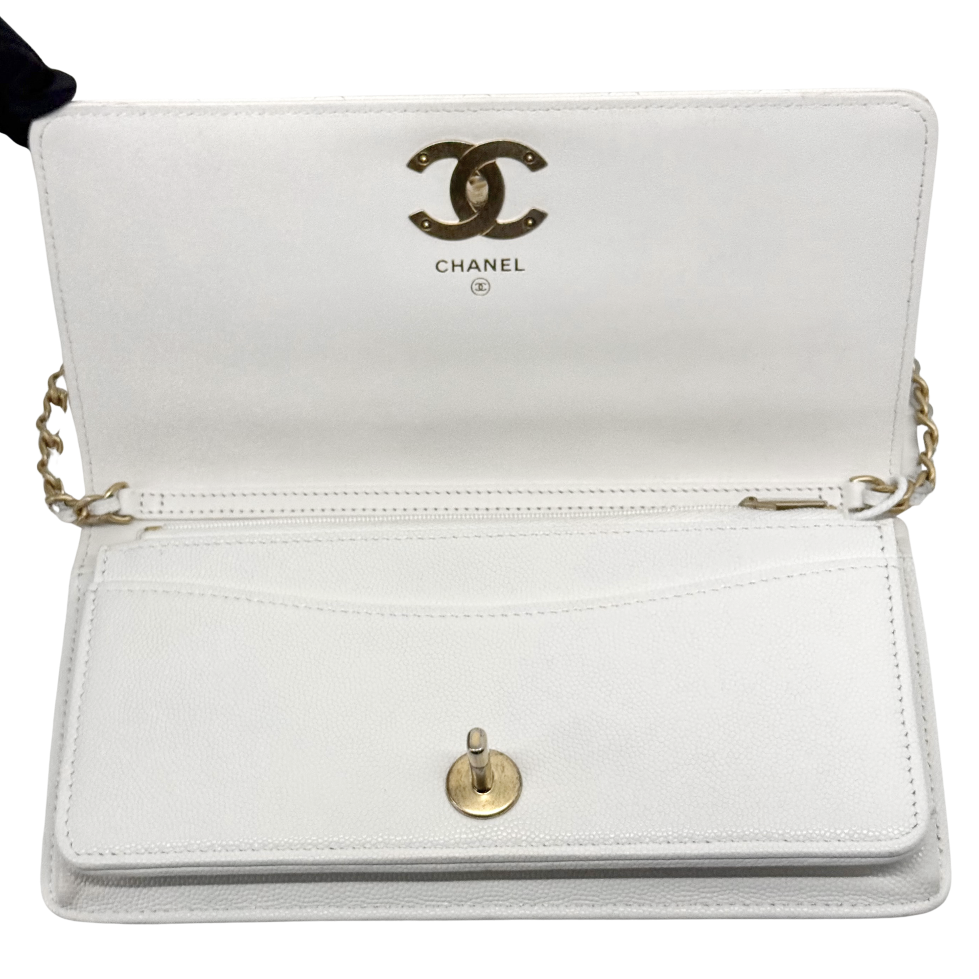 White Chanel Bag Small