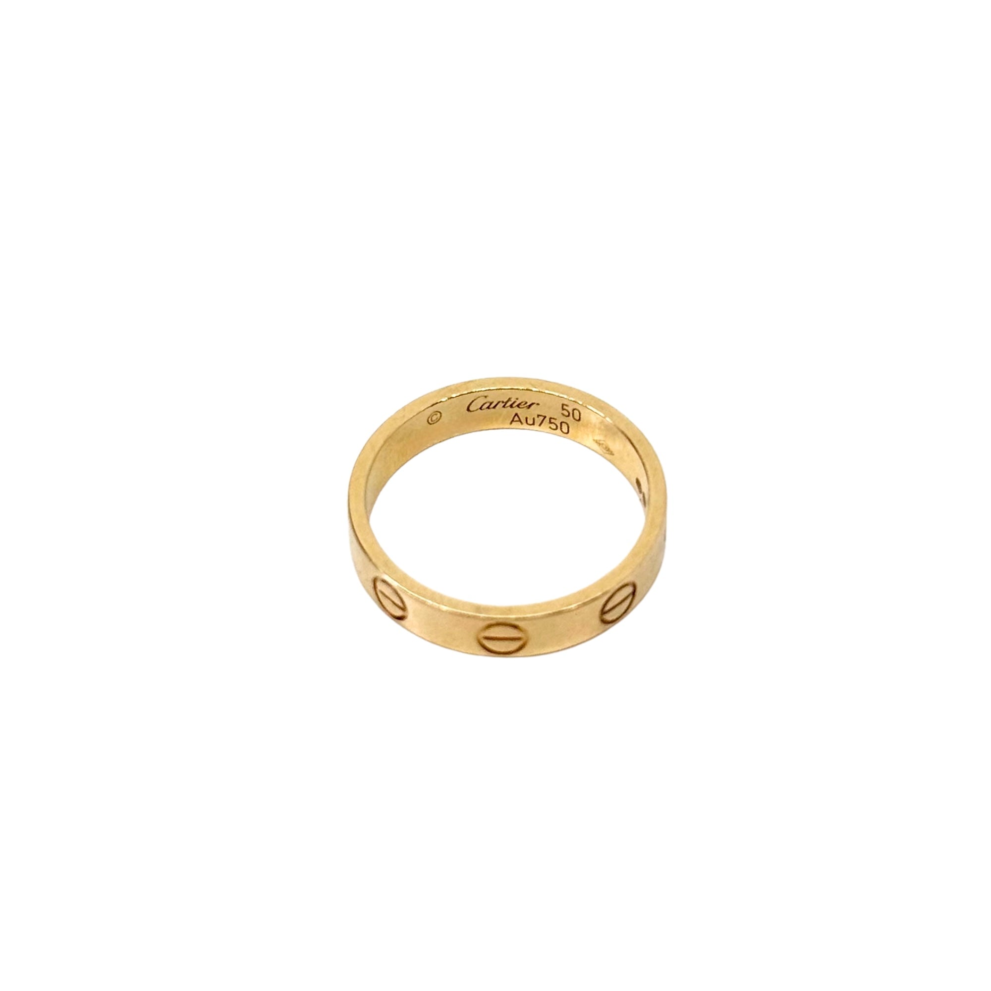 Cartier Love Ring Small Model 18k Gold (pre-owned)