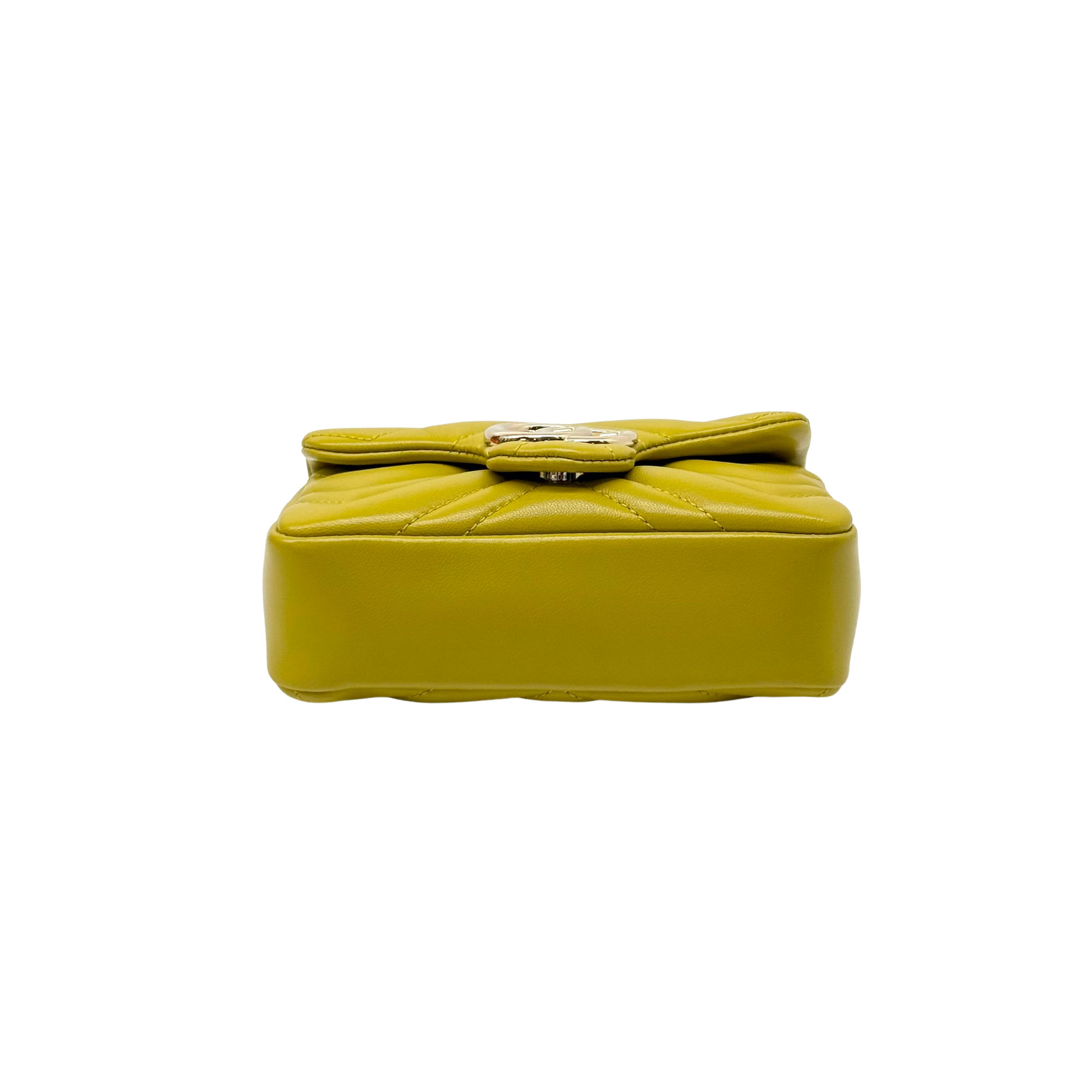 Gucci GG Marmont matelassé leather yellow mini bag (brand new)