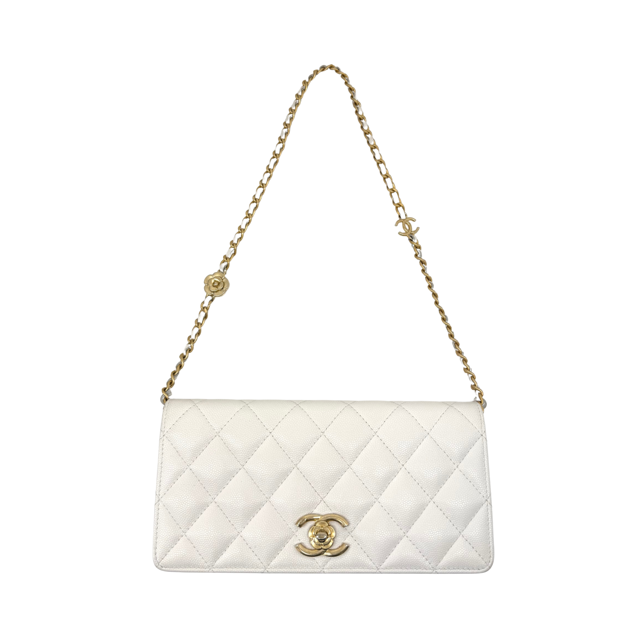 White Chanel Bag Small