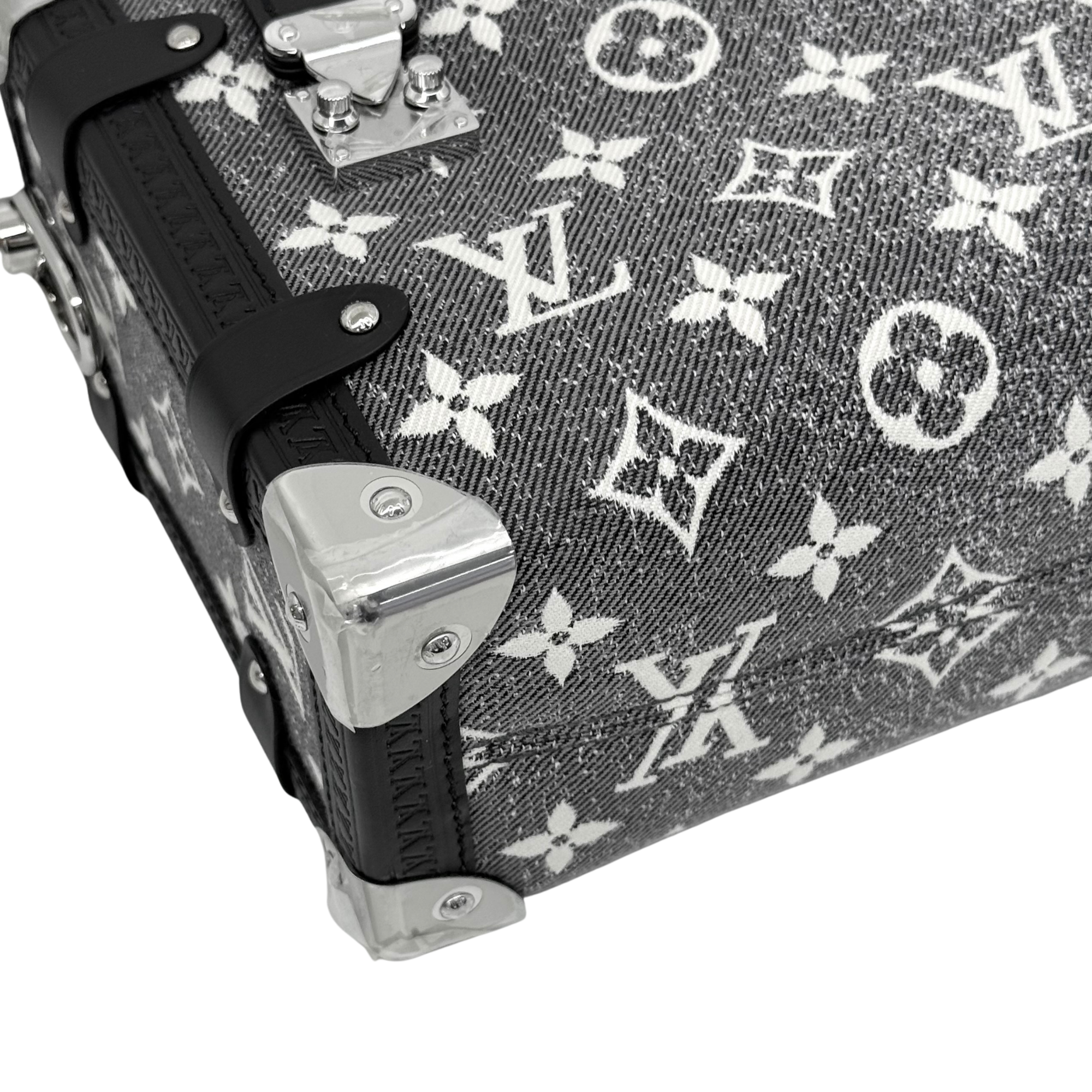 Louis Vuitton Monogram Jacquard Denim Side Trunk Grey (brand new)
