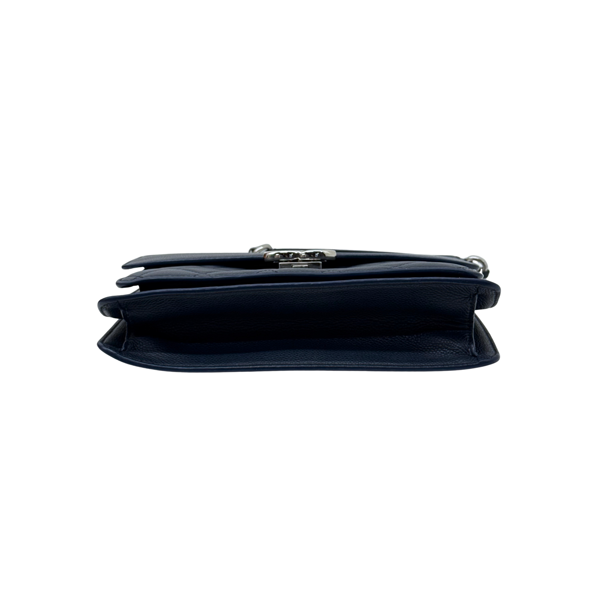 Chanel 2017 Chanel Navy Blue Quilted Leather Urban Companion Flap Bag (pre-owned)