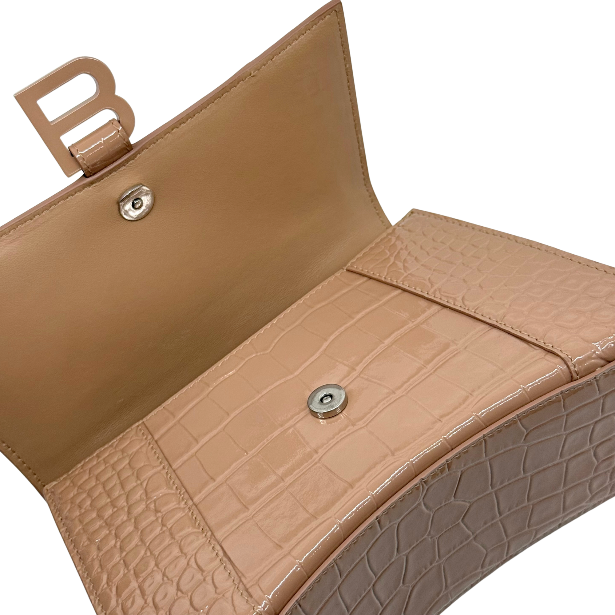 Balenciaga beige top handle