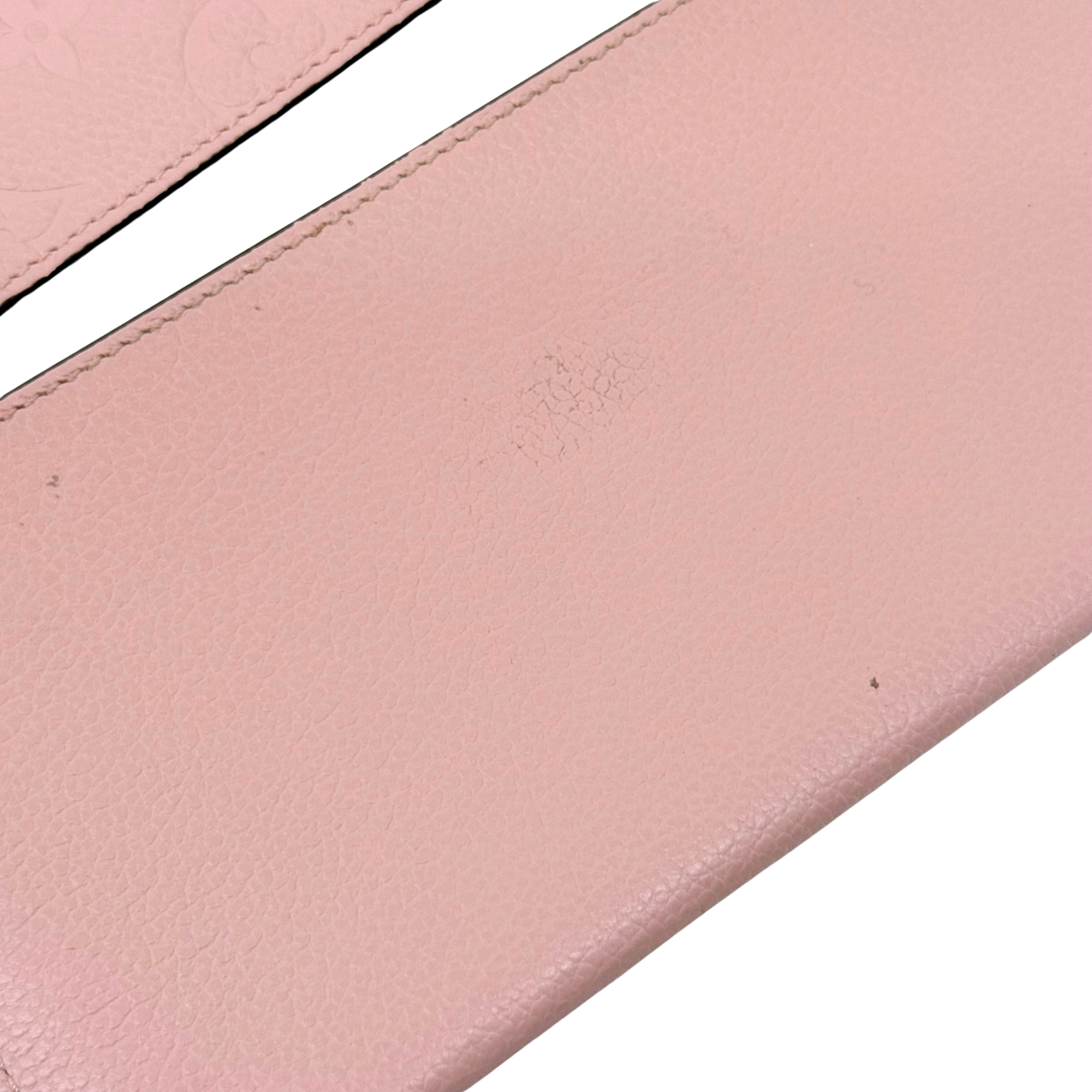 Louis Vuitton Pink Felicie Pochette Monogram Empreinte Leather crossbody bag (pre-owned)