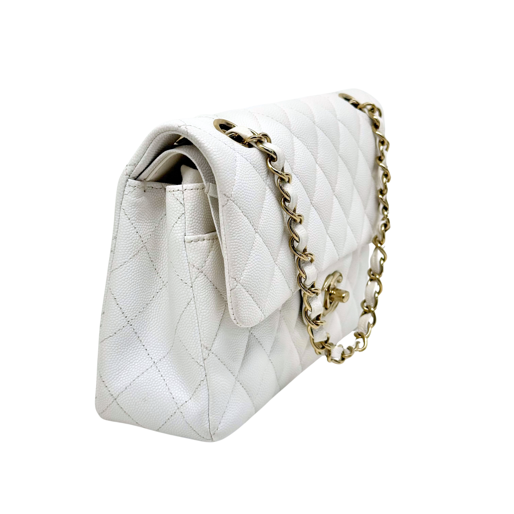 Chanel white bag