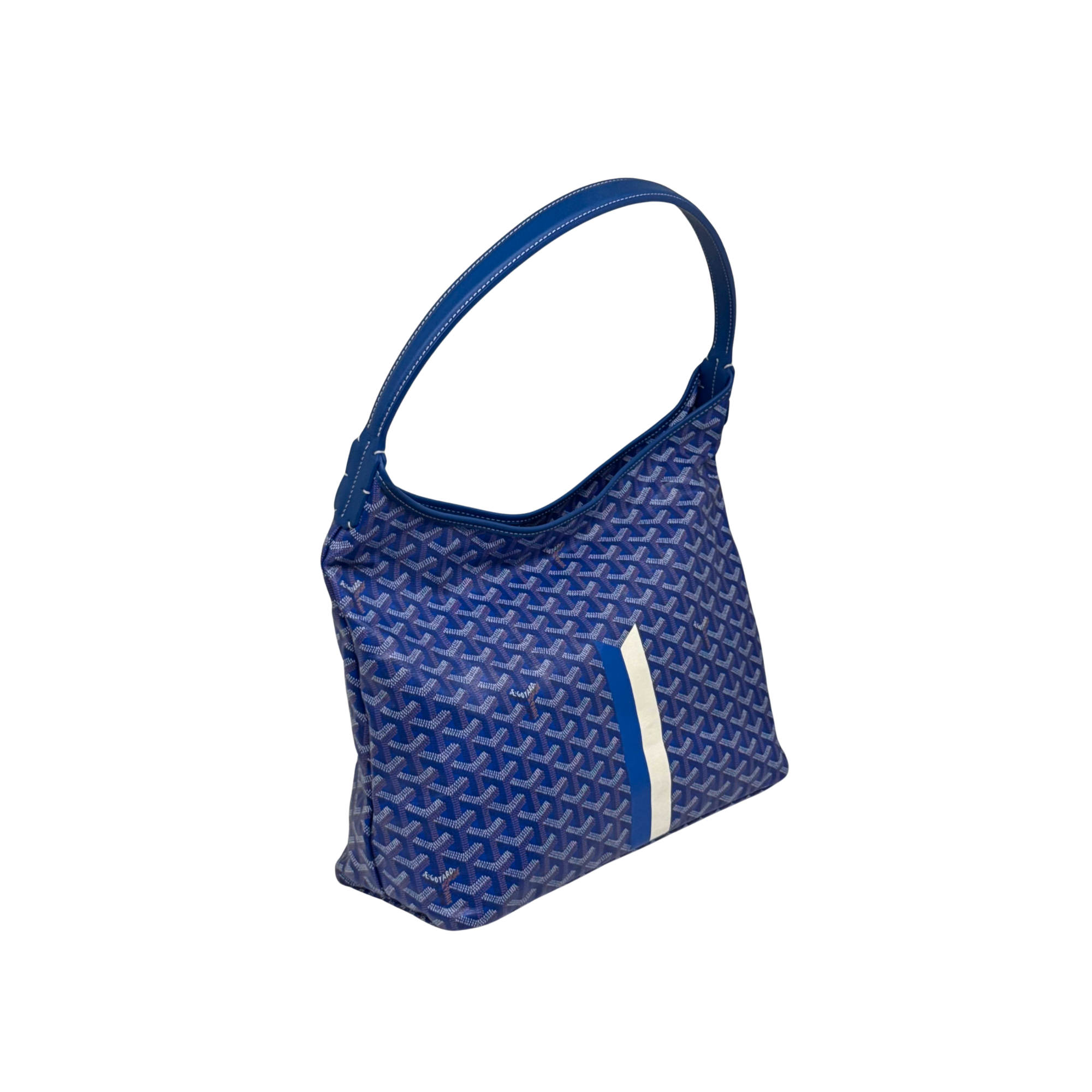Goyard Boheme Coated Canvas hobo bag Blue (pre-owned)