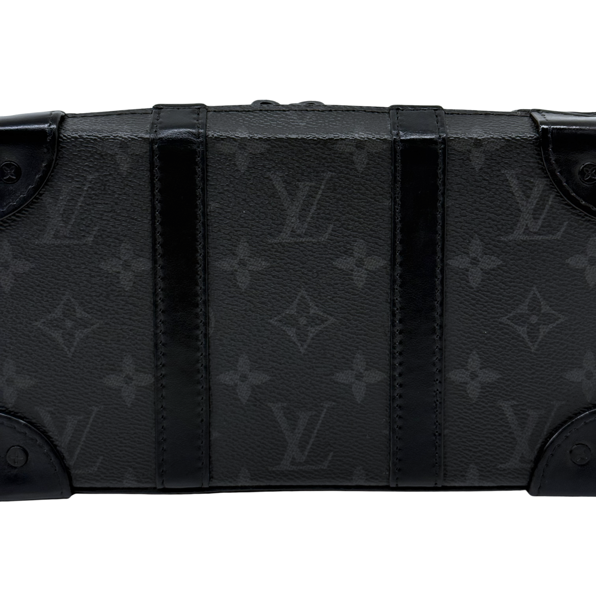 Louis Vuitton Monogram Eclipse Canvas and Leather Soft Trunk Wallet Bag (pre-owned)