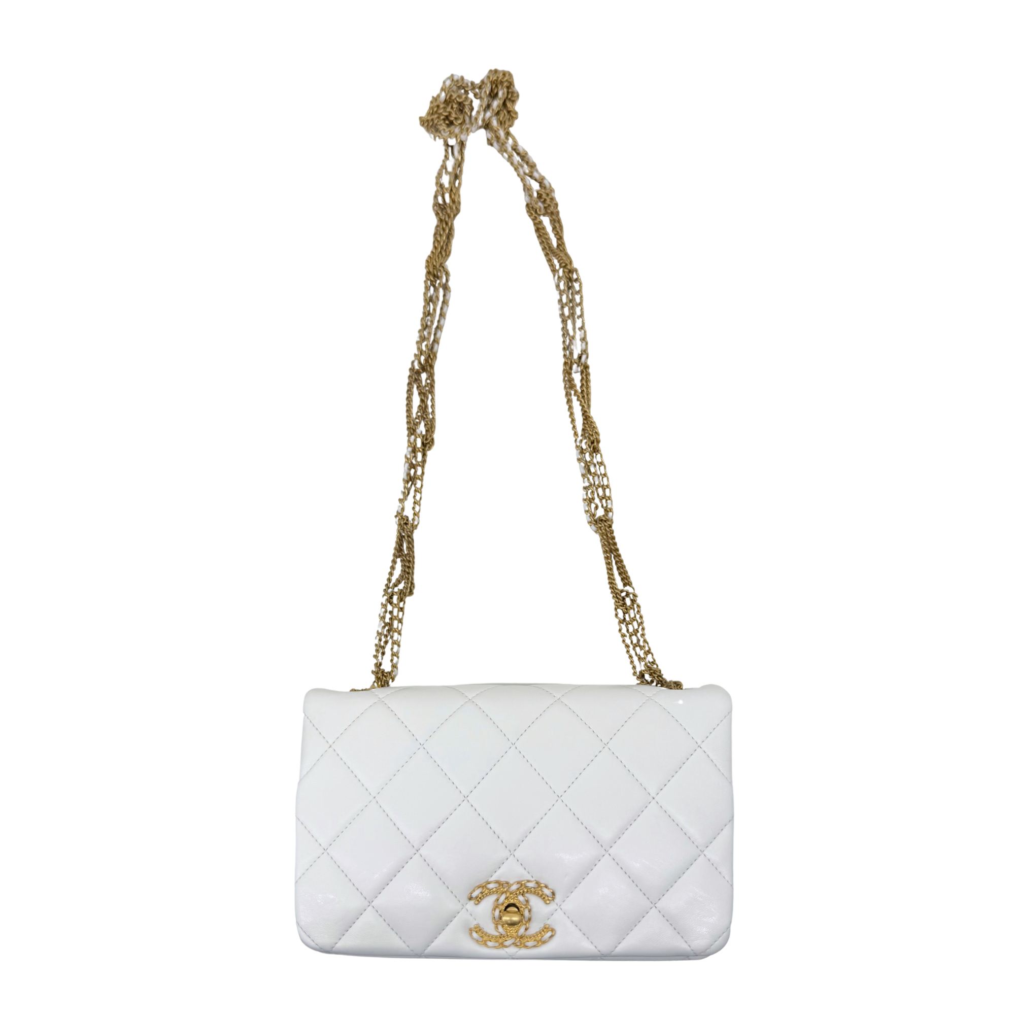 Chanel white bag