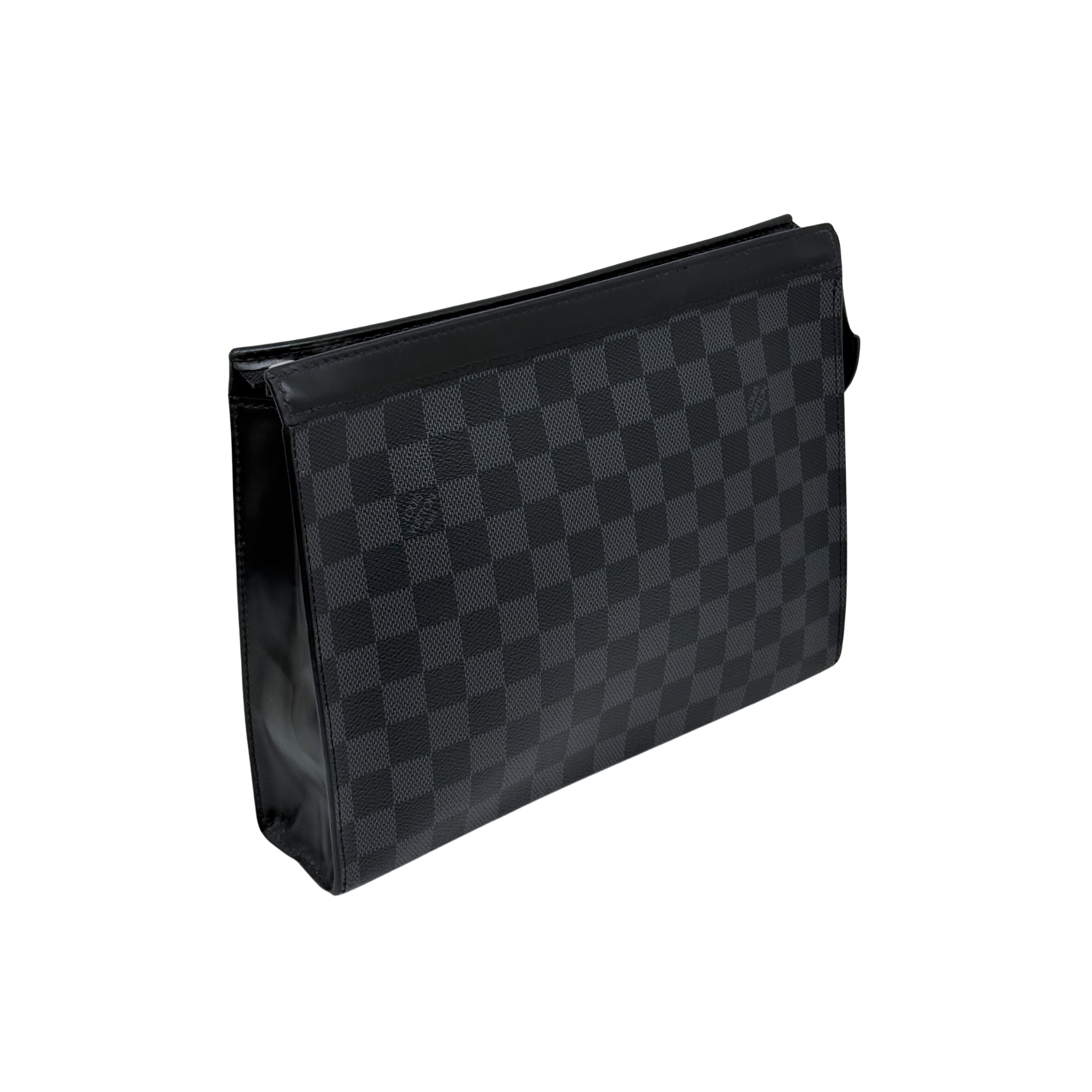 Louis Vuitton Damier Graphite Pochette Voyage MM clutch bag Black (pre-owned)