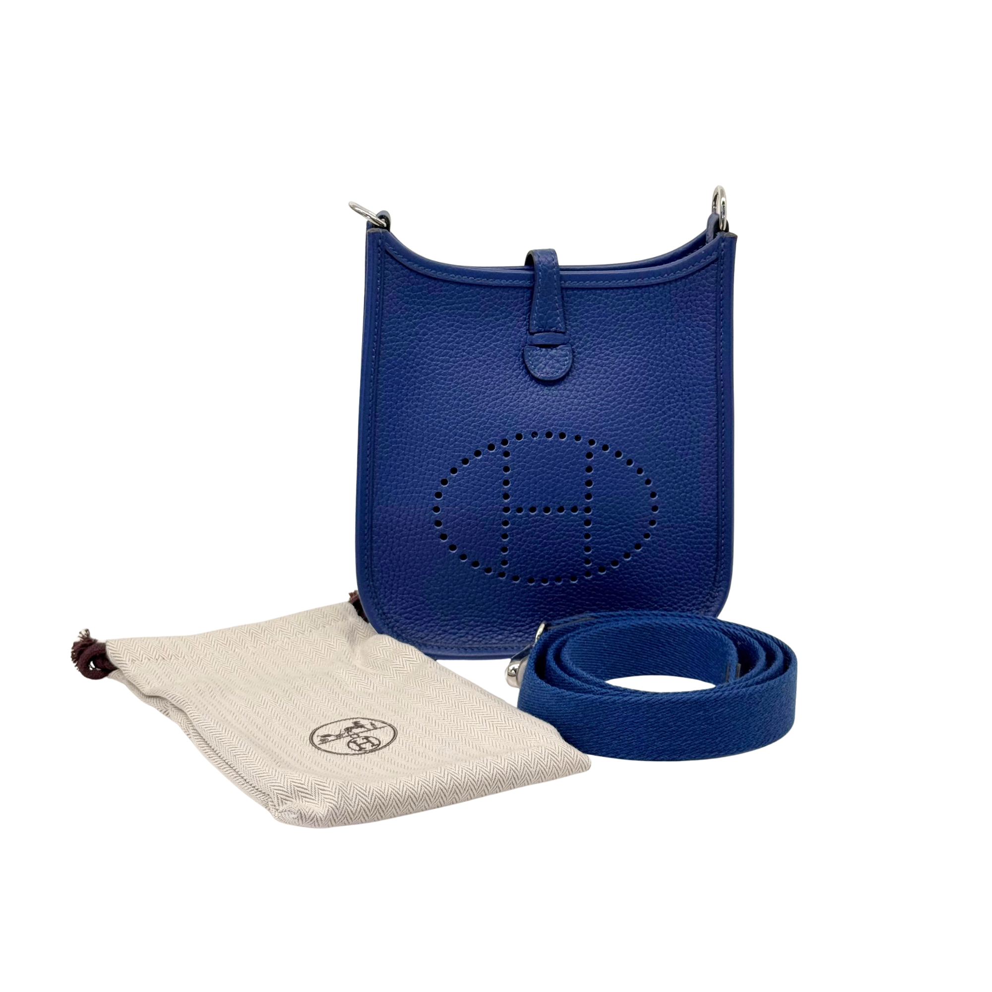 Hermes blue Evelyn