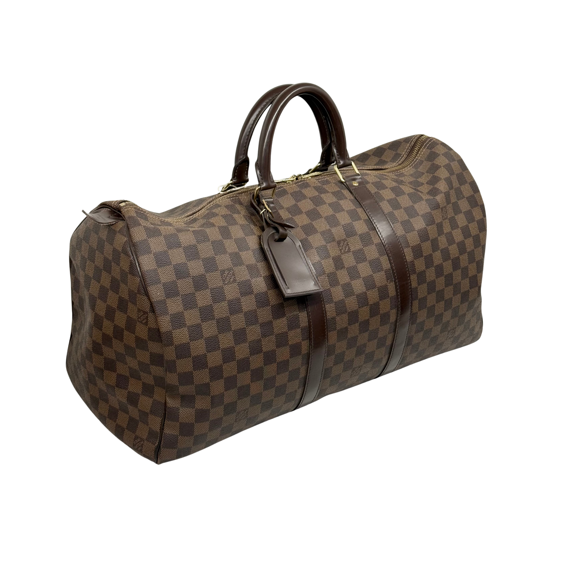 Louis Vuitton Keepall Bandouliere Bag Damier 55 travel bag (pre-owned)