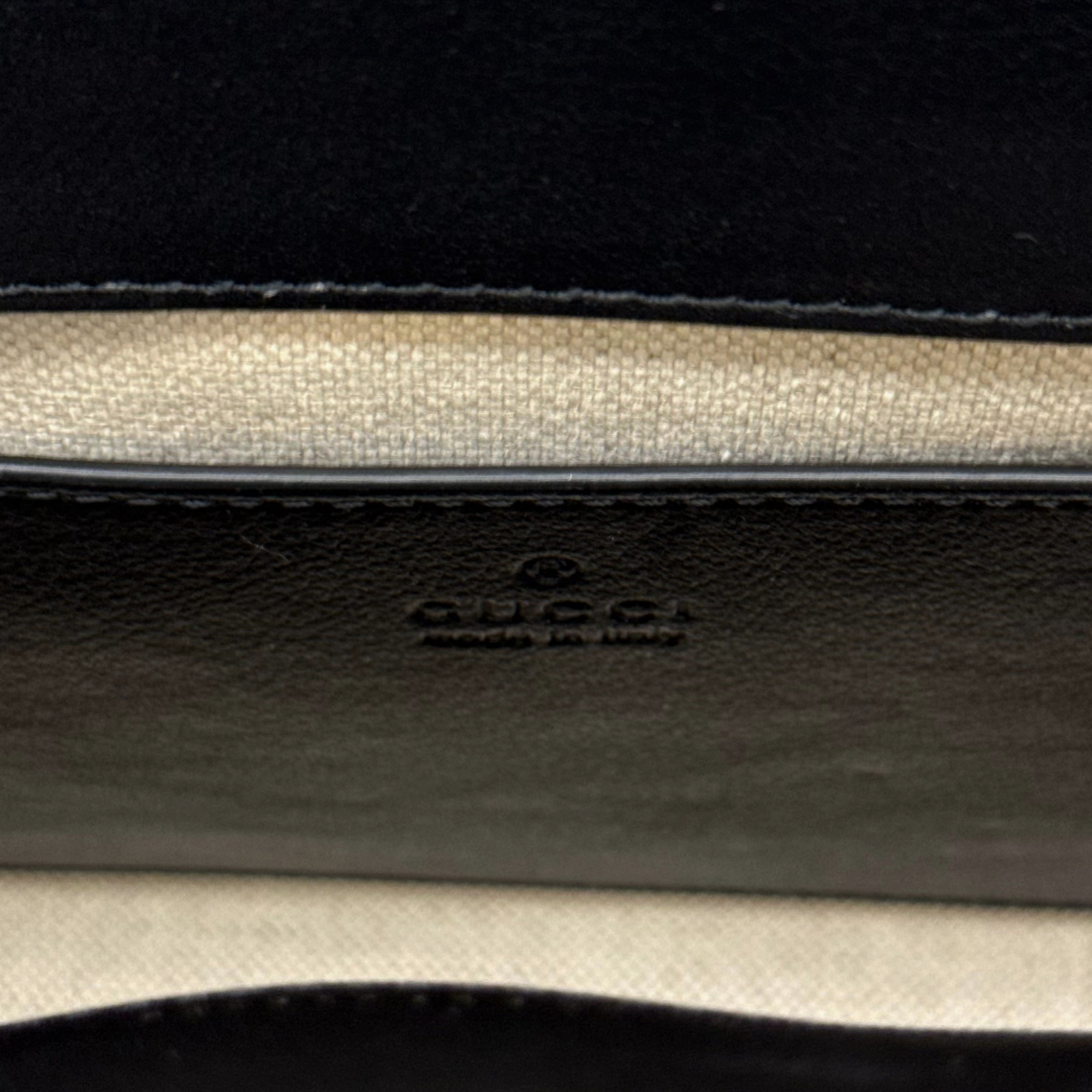 Gucci Diana clutch black with bamboo top closure (pre-owned)