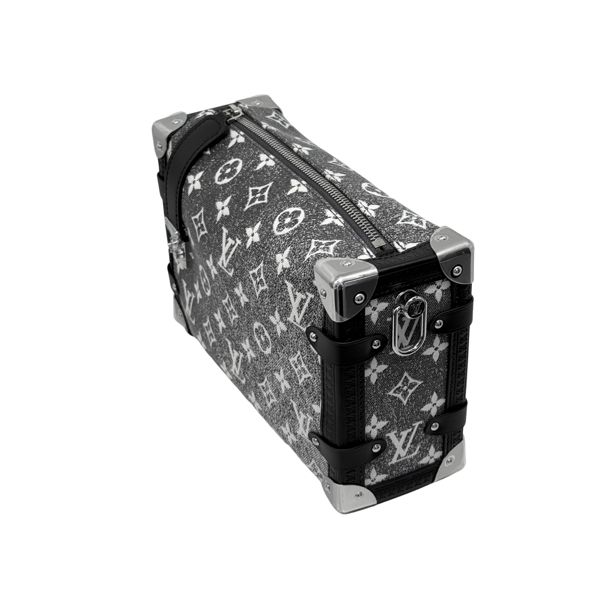 Louis Vuitton Monogram Jacquard Denim Side Trunk Grey (brand new)