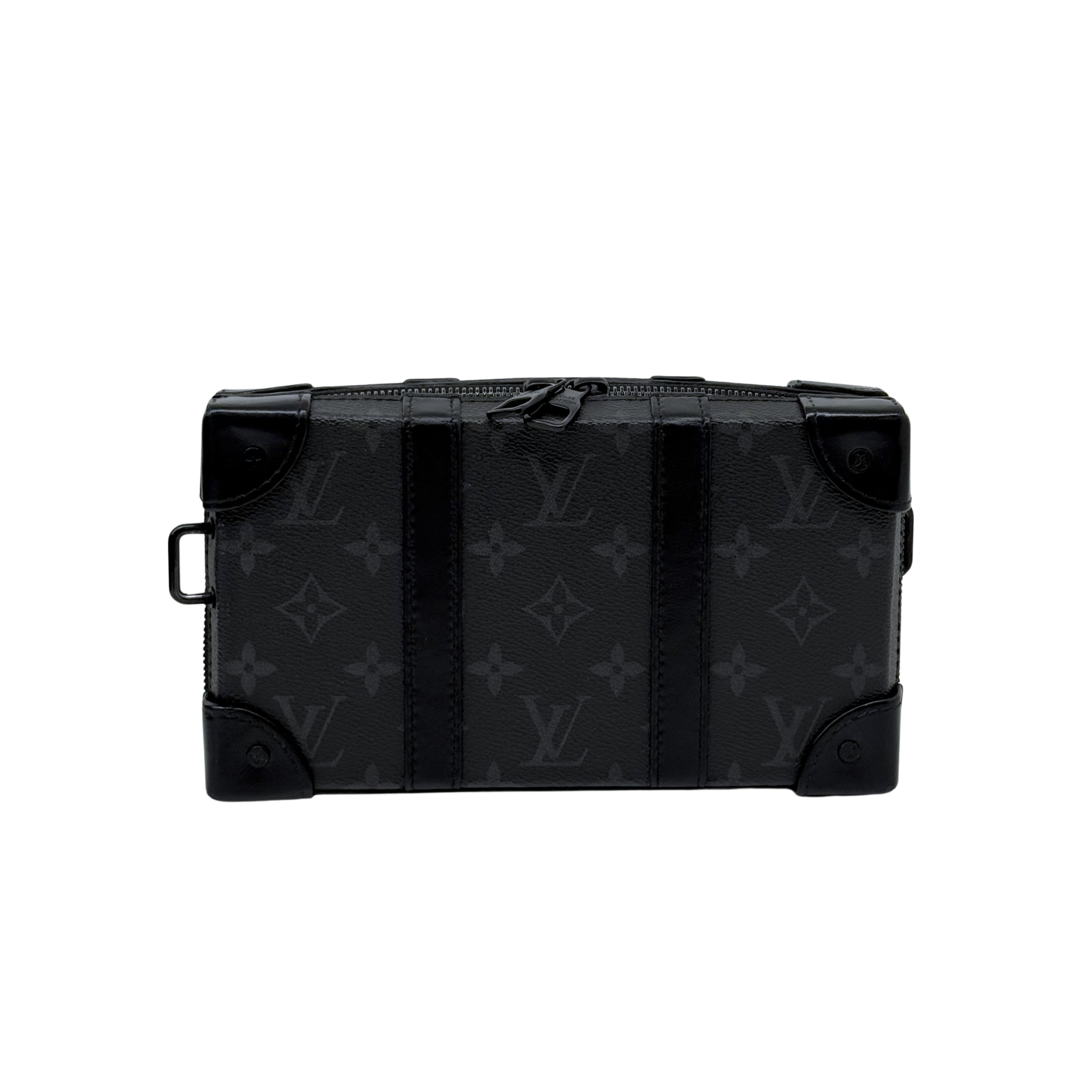 Louis Vuitton Monogram Eclipse Canvas and Leather Soft Trunk Wallet Bag (pre-owned)