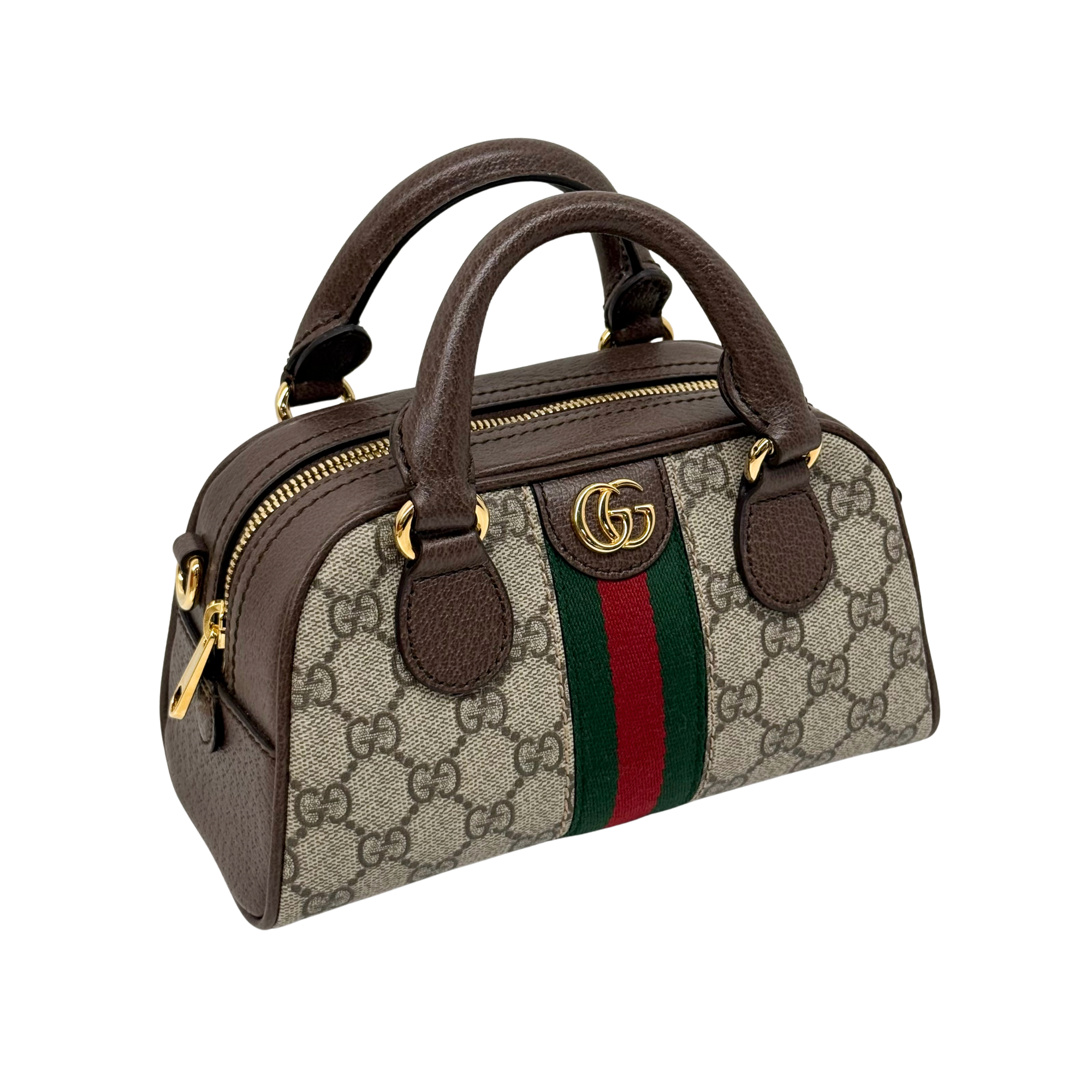 Gucci Mini Ophidia Top-handle Bag in GG Supreme Canvas (brand new)